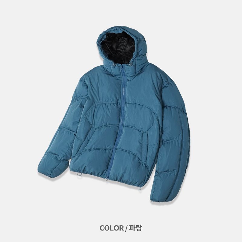 Blue Bear Hooded Padding (4 Colors)