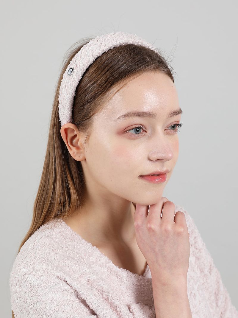 Antic Tweed HairBand Pink