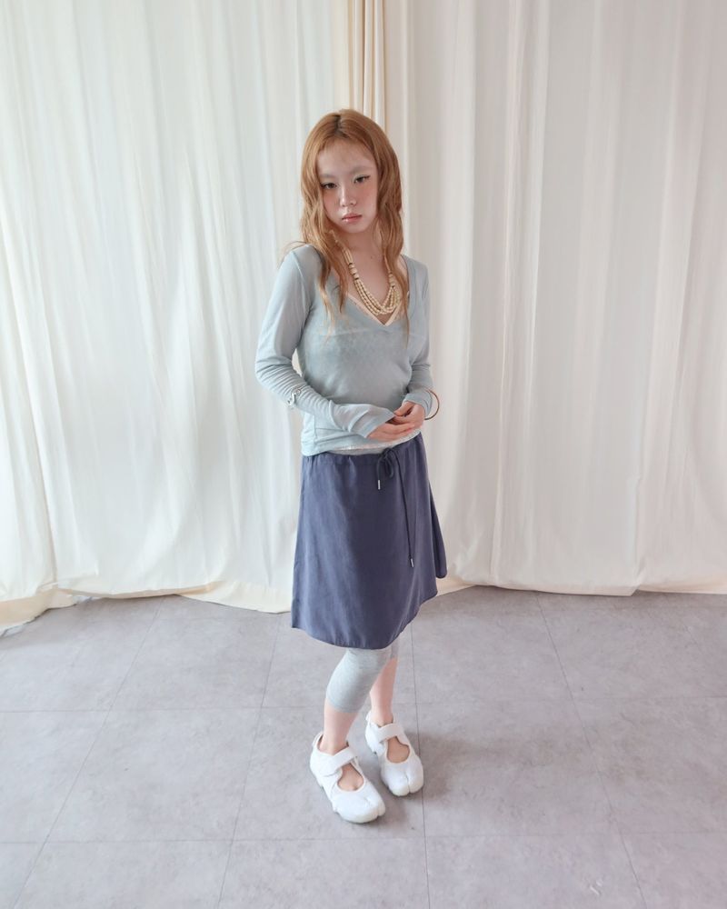 BASE MIDI SKIRT