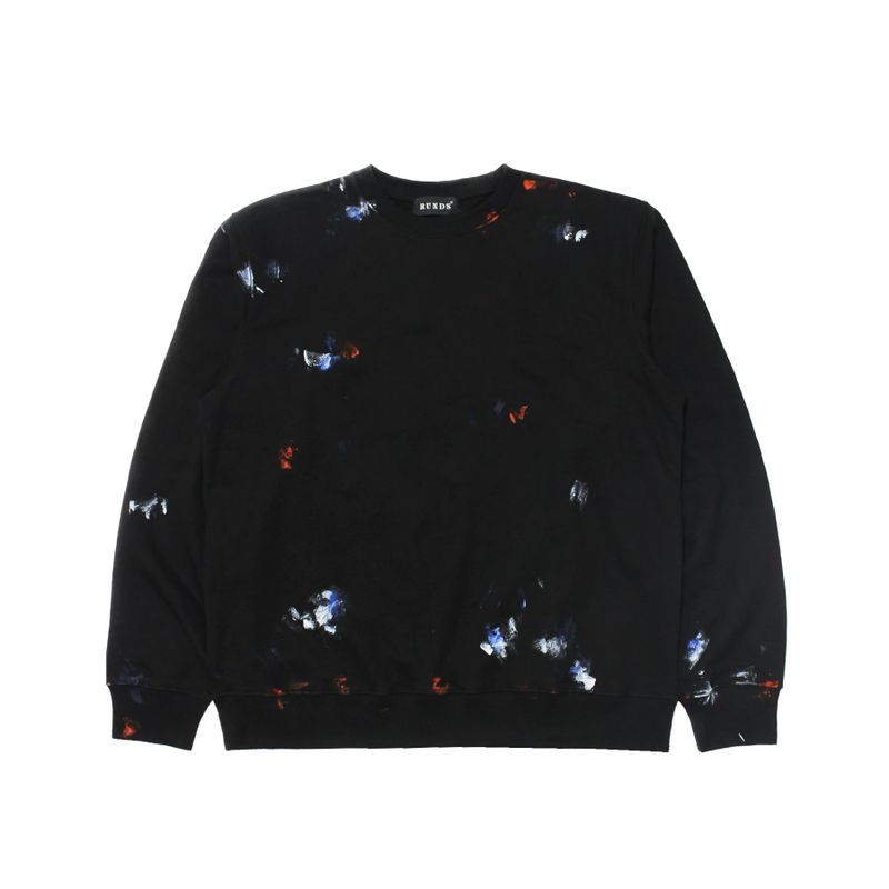 RUNDS(ランド)の「painting sweatshirt (black)(Tops)」