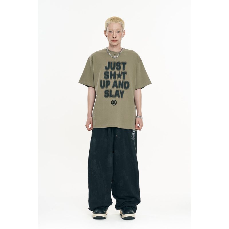Kandi Blur Short Sleeve - Khaki