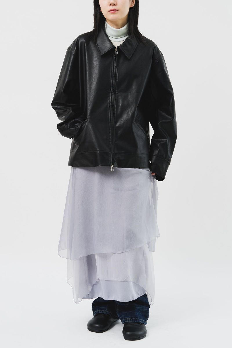 Storm Leather Zip Jacket