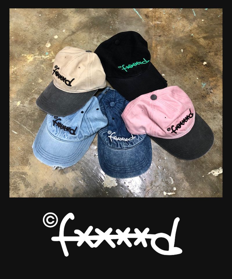 F****D SIGN STRAPBACK DAMAGE -ICE BLUE-