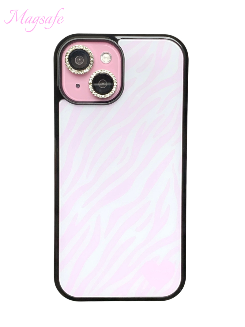 princess house(プリンセス ハウス)の「Hime zebra phone case - black glass - magsafe(Smartphone Accessories)」