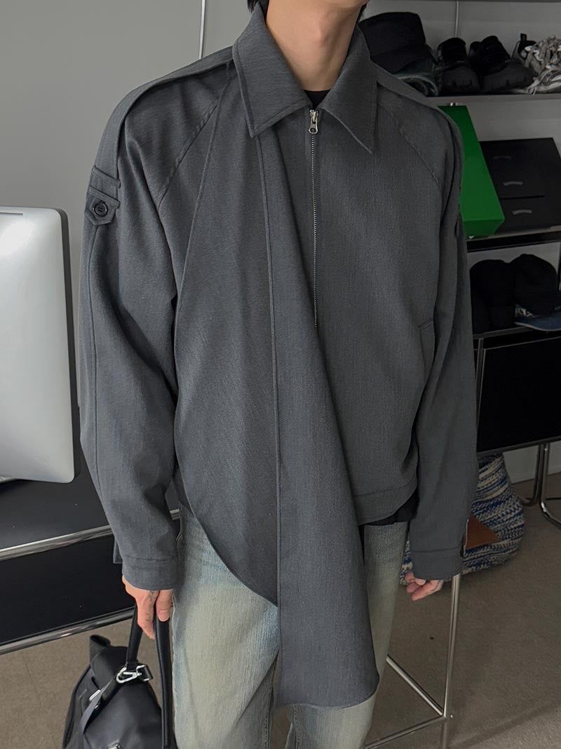 ASCLO Scarf Trench Jacket (2color)