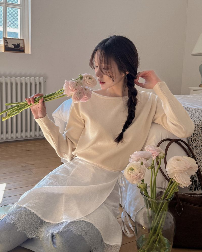 MAYBINS(メイビンス)の「Mor round knitwear(Tops)」