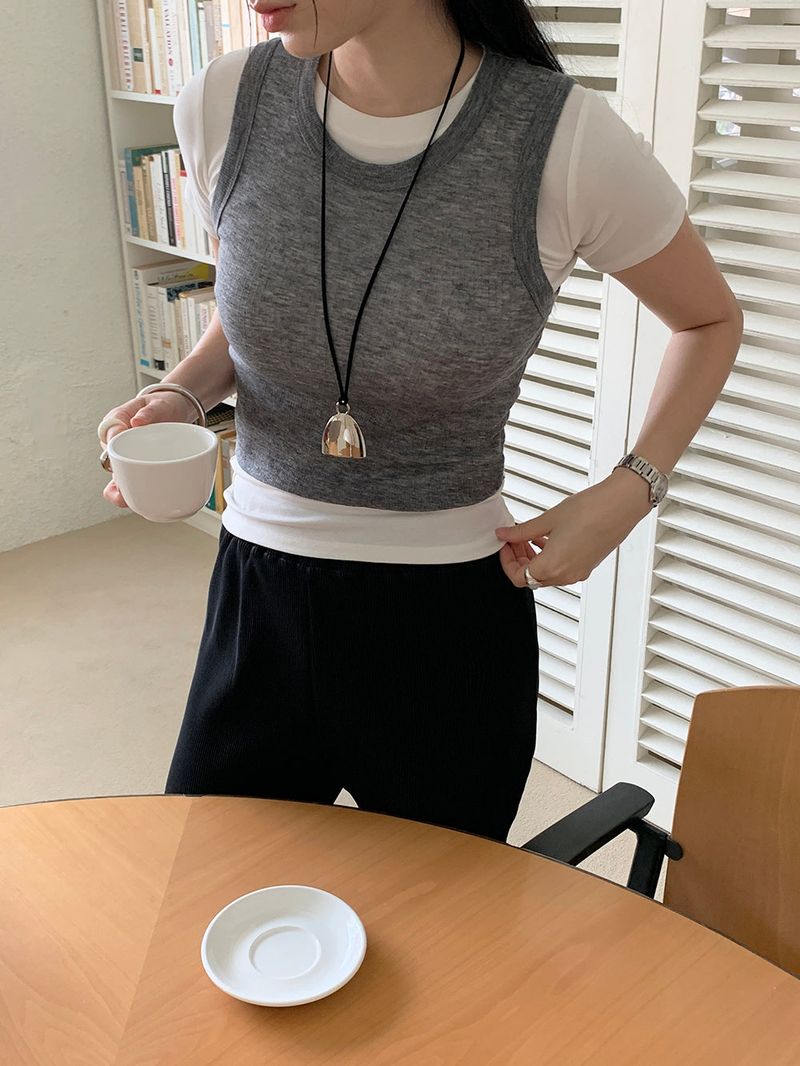 [MADE] Atom Tencel Layered Sleeveless