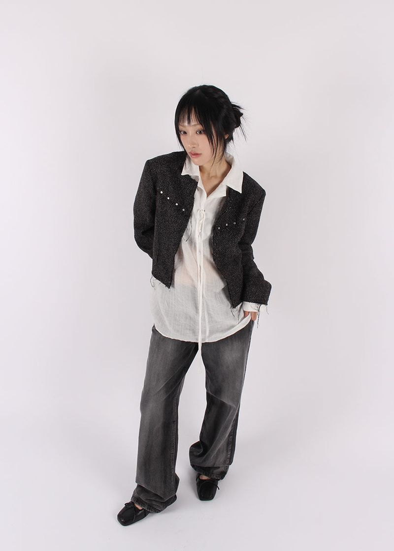 EYELET BLOUSE
