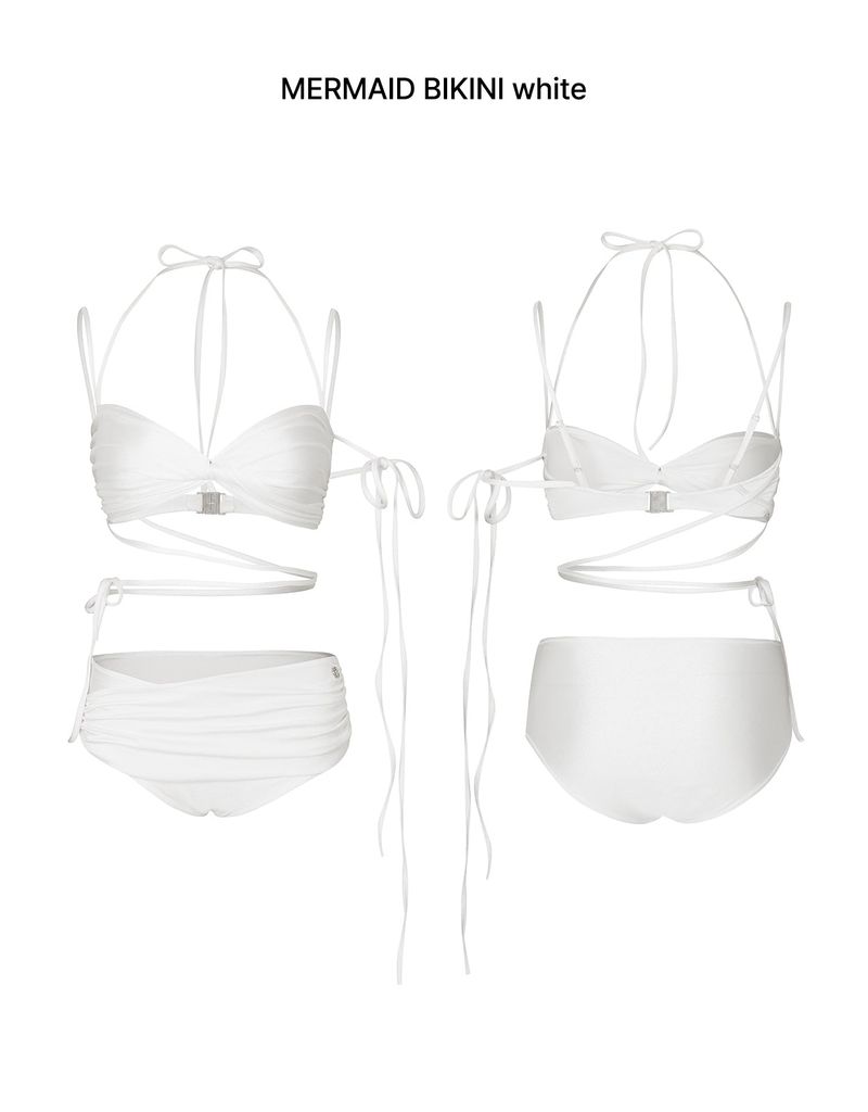 MERMAID BIKINI white