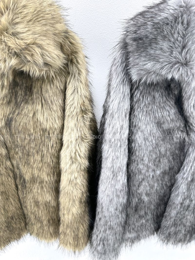 High neck fur-JK
