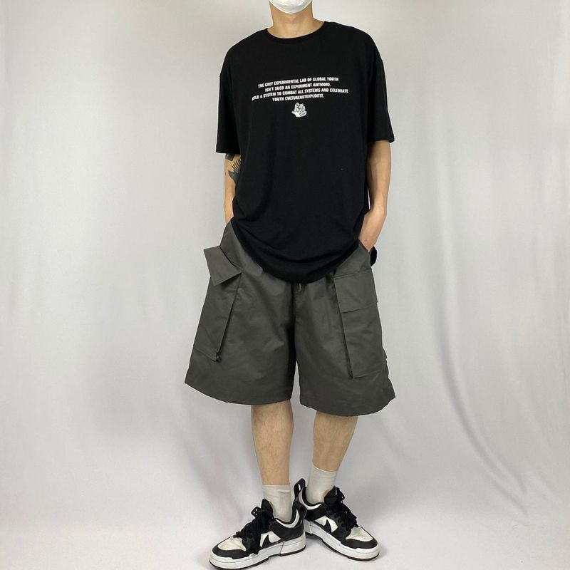 Cargo string bermuda half pants 2C