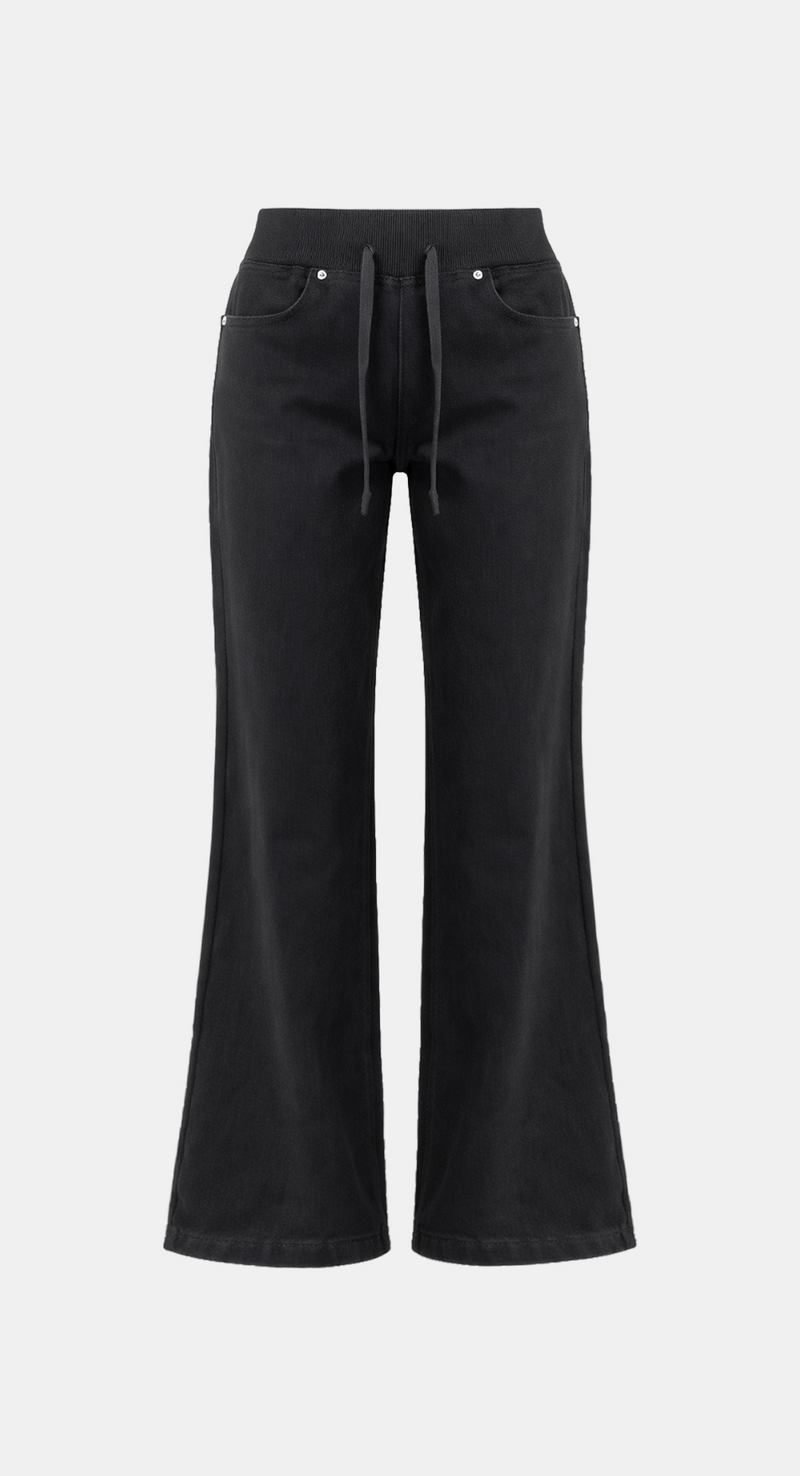 [LONG/SHORT] Noel Banding Slim Bootcut Pants