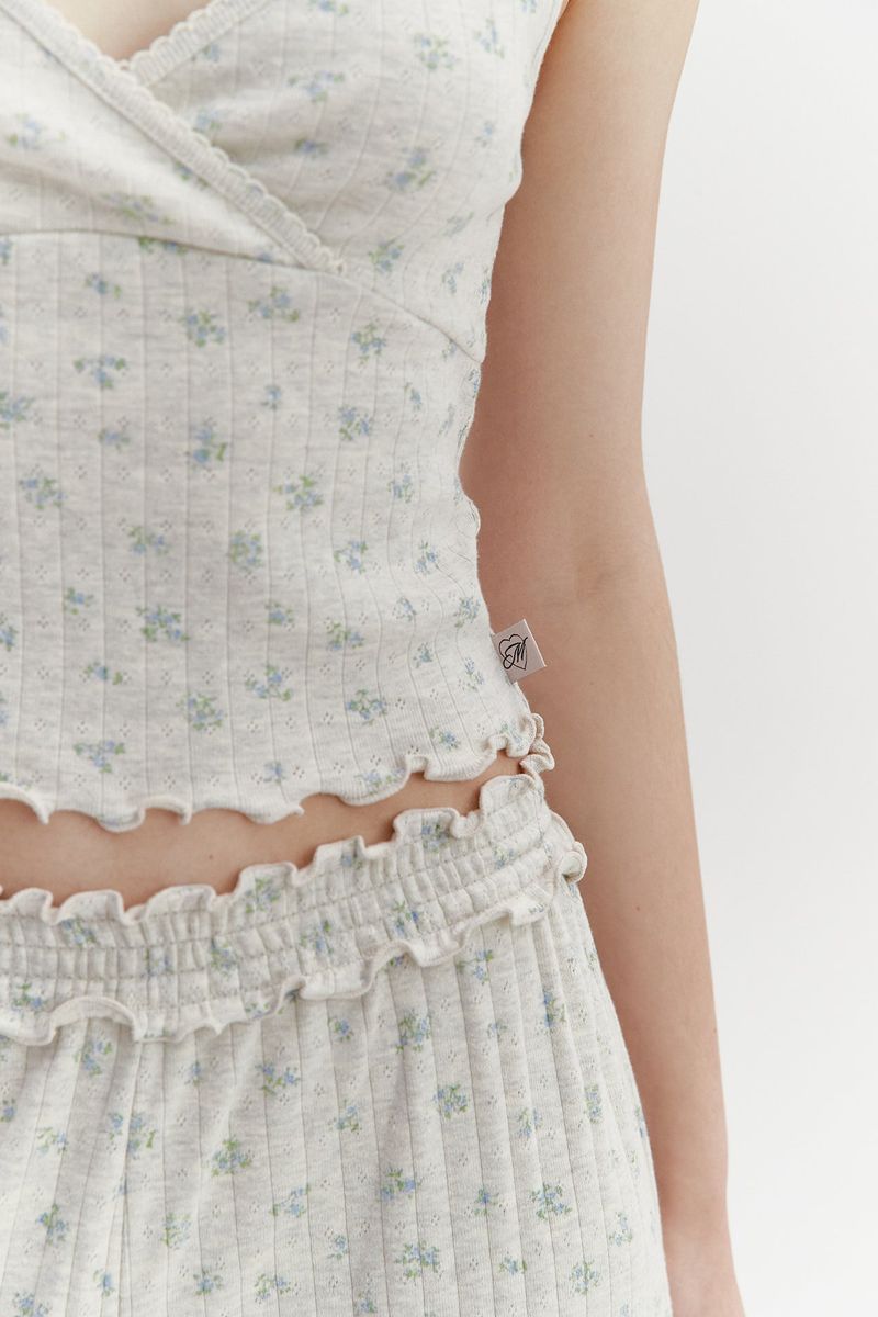 Wave Sleeveless Oatmeal