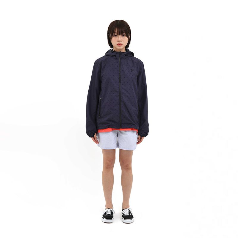 S CLEF DOT WINDBREAKER (NAVY)