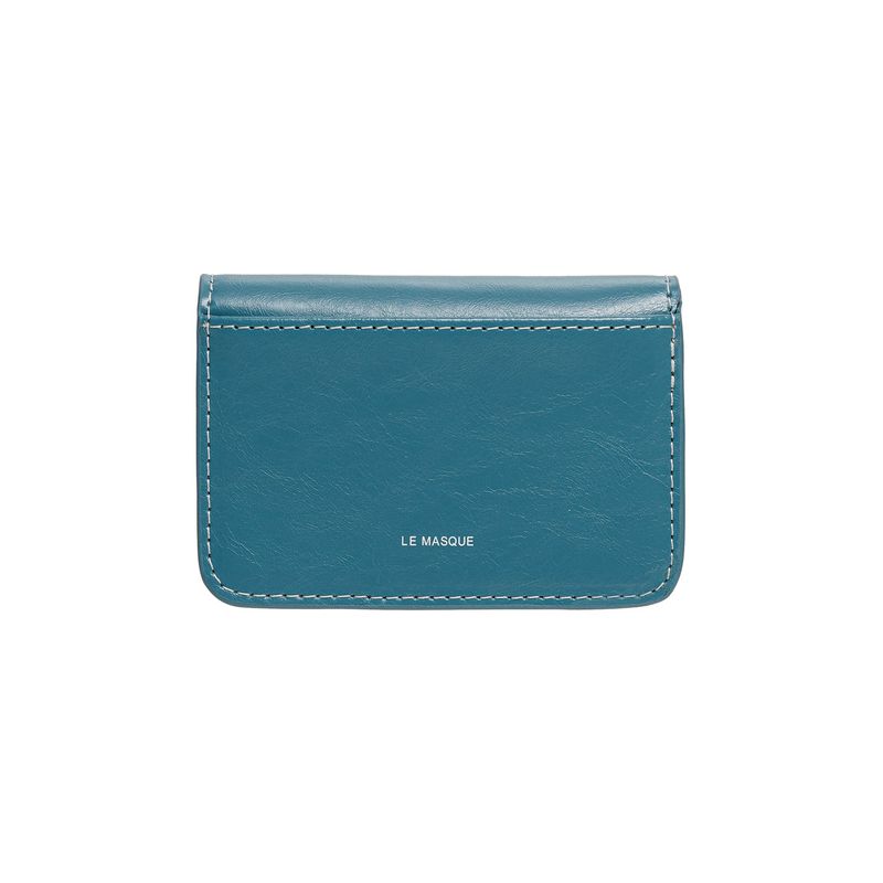 DOT Accordion Coin & Card Wallets dusty blue