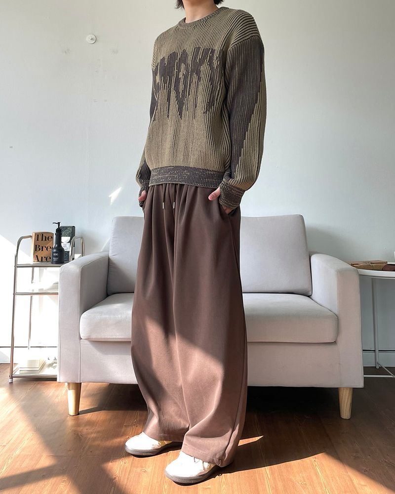 Pintuck Balloon Sweat Pants