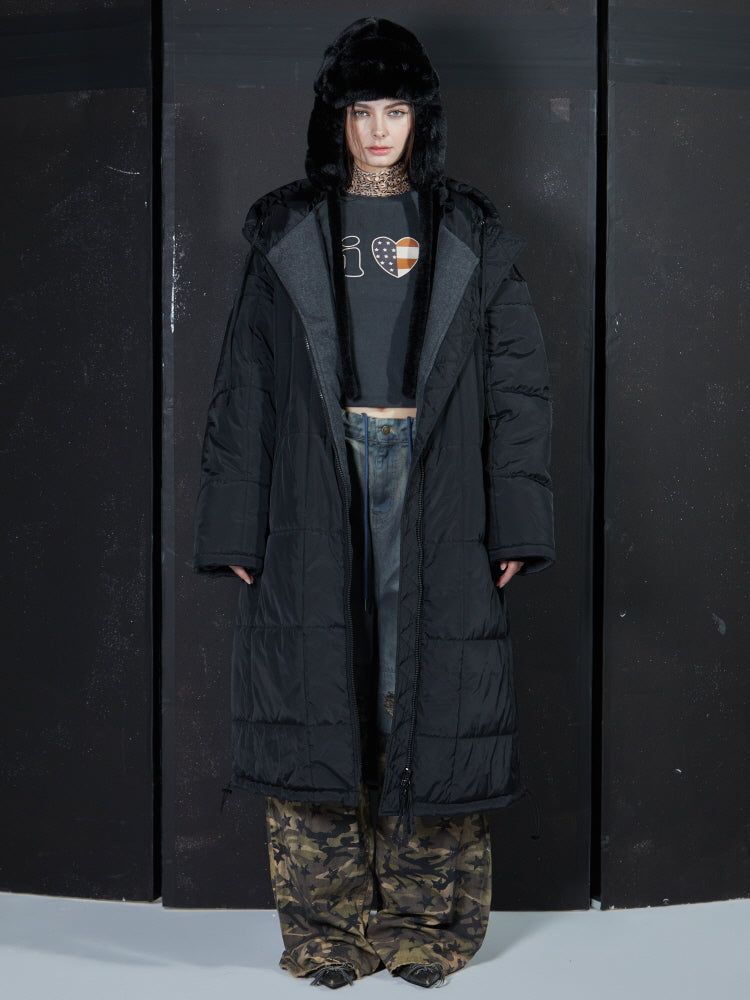 GATELESS(ゲートレス)の「GL LONG PADDING -BLACK(Jackets/Outerwear)」