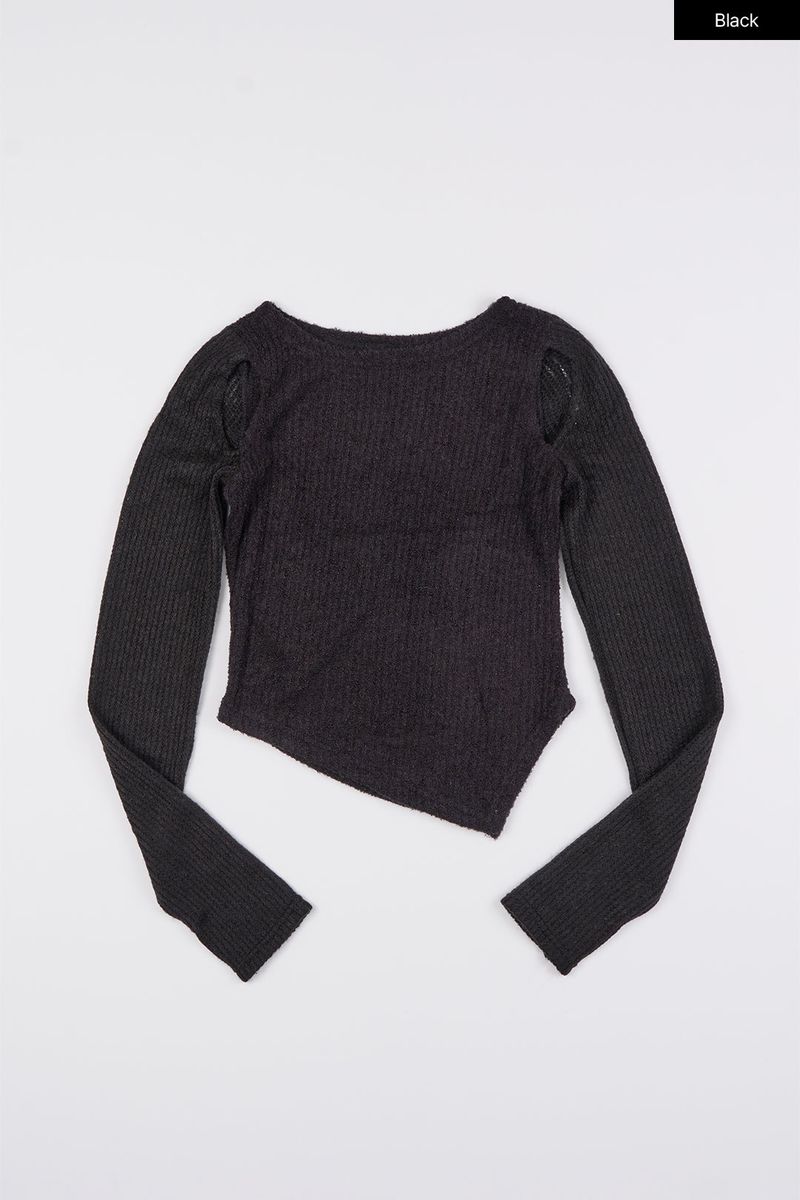Gemma cut-out knit top