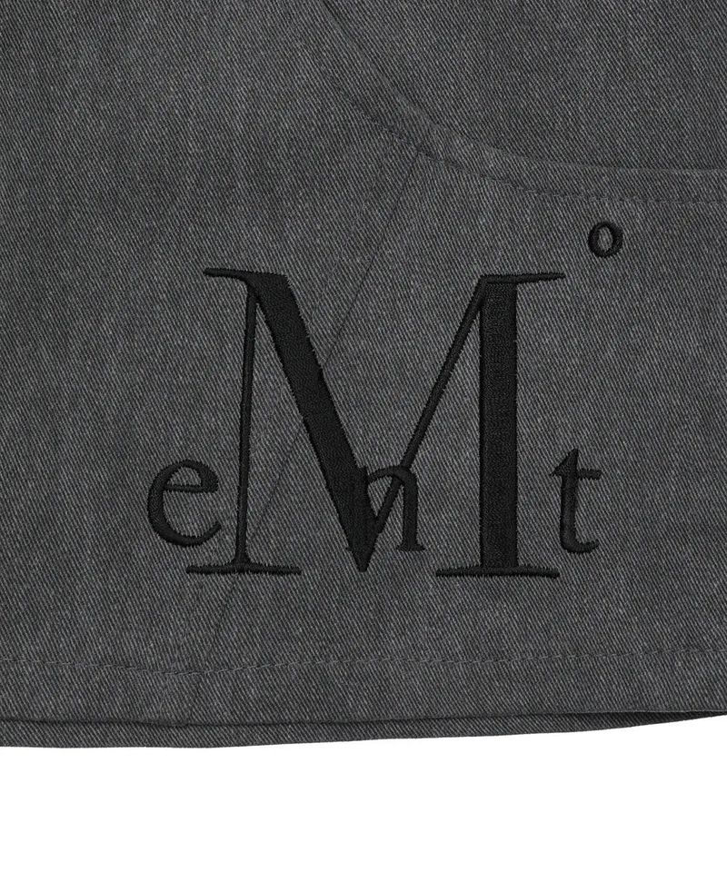 KRYPT PIGMENT ZIPPER POINT MINI SKIRT