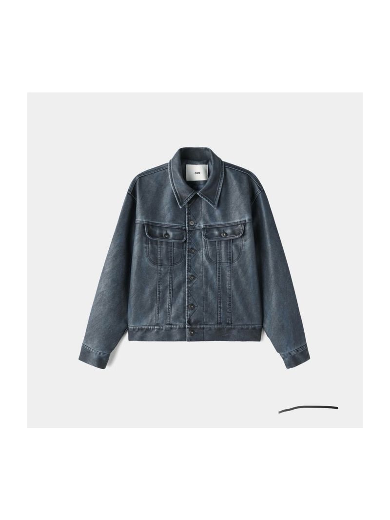 Vintage Crop Trucker Jacket