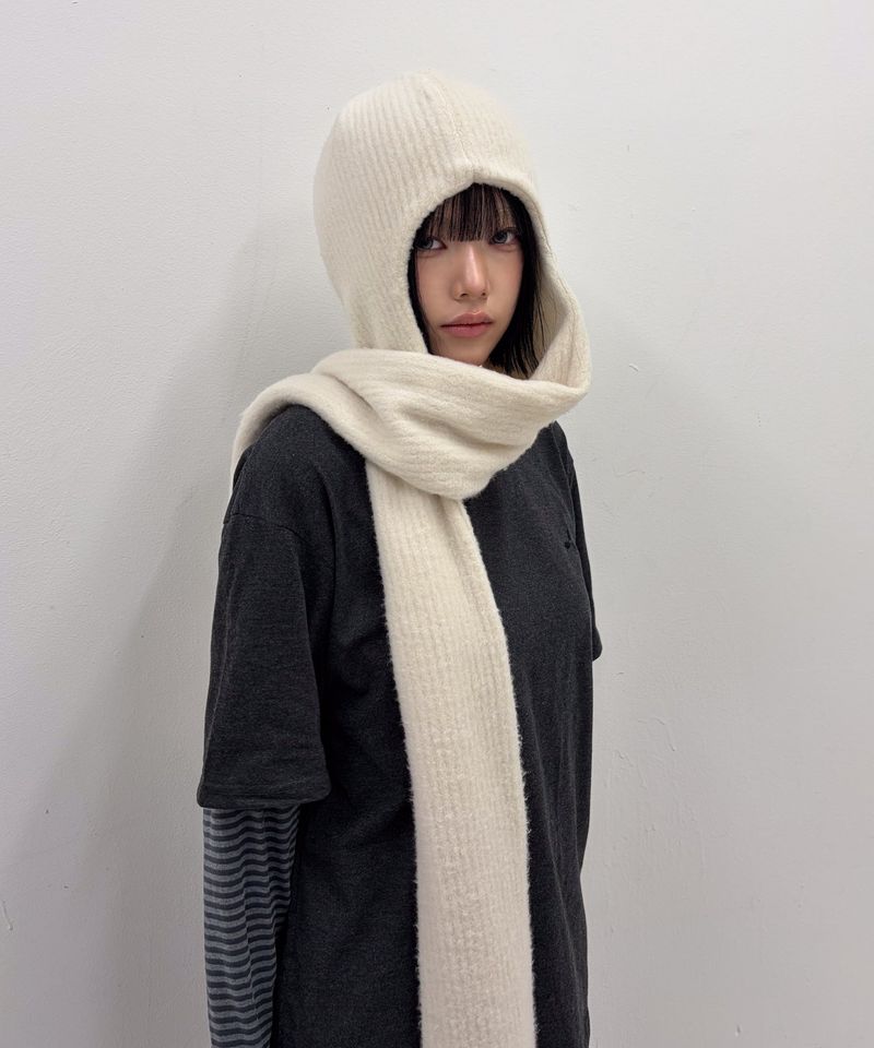 BP2 DISORDER（ビーピートゥーディスオーダー）の「BPT Mini Logo Hood Muffler Kream（Hats）」