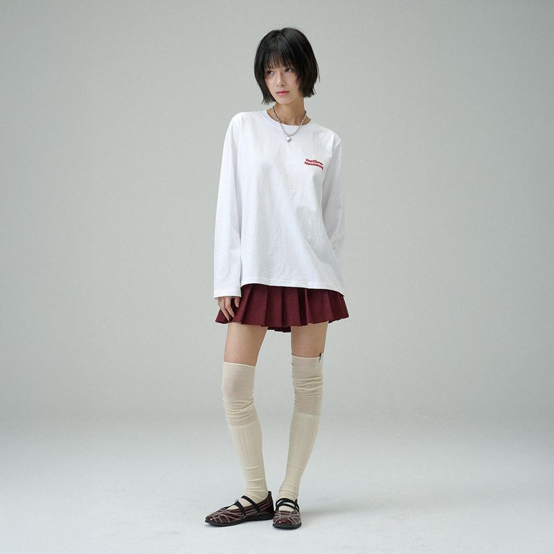 MELLOW MOMENT PLAIN T-SHIRT (White)