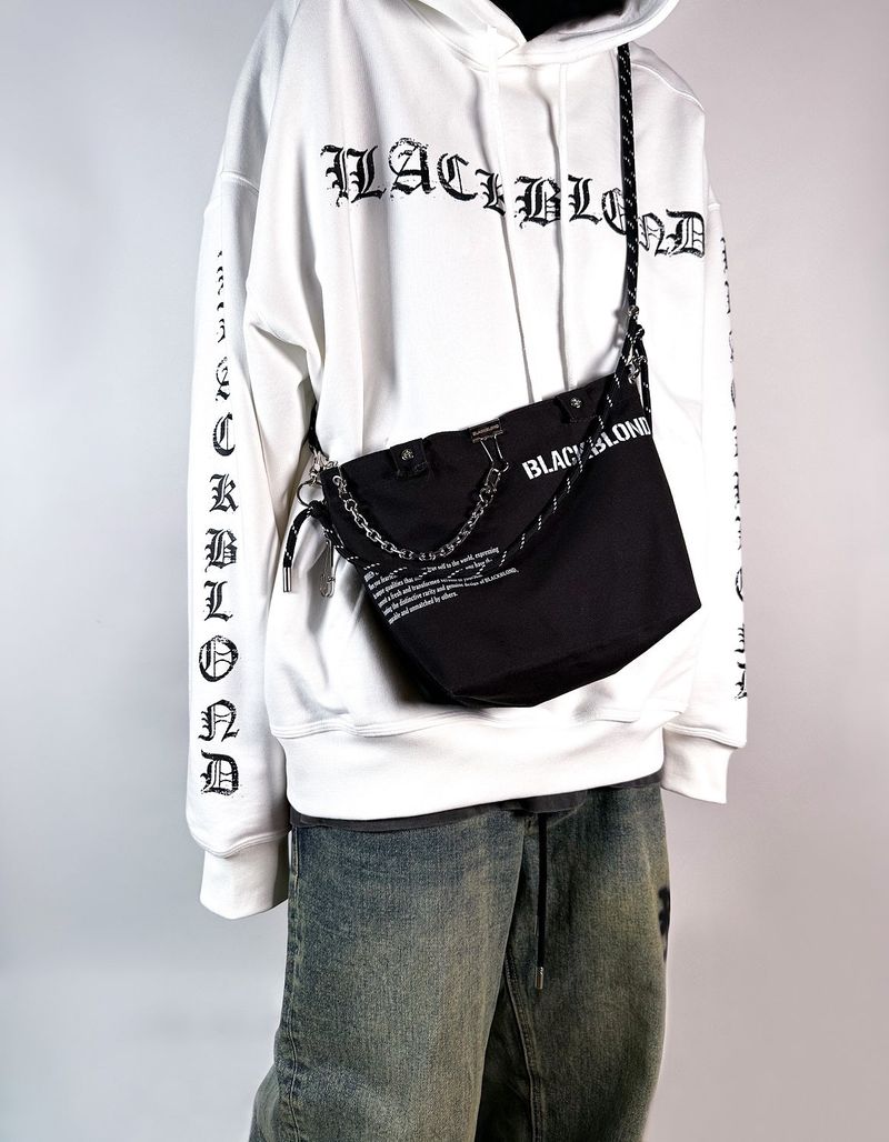 BBD Handcrafted Rope Cross Bag (Black)