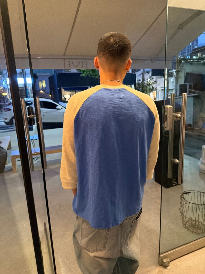 SLUB RAGLAN MIDI SLEEVE TEE