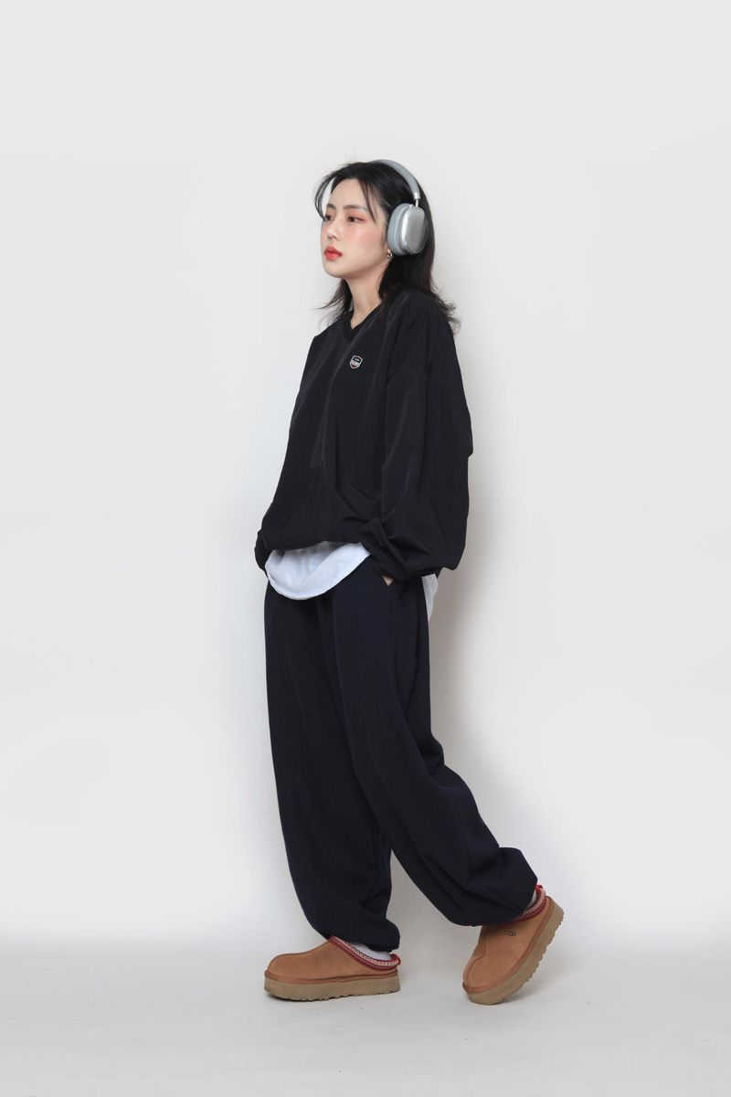 Anorak Warm-up String Sweatshirt