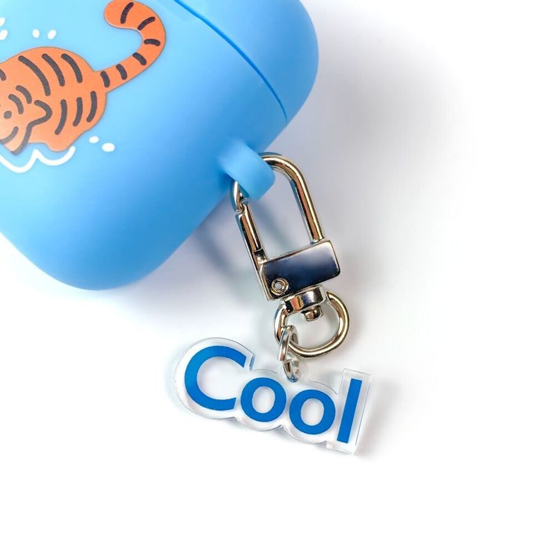 COOL TYPOGRAPHY KEY RING