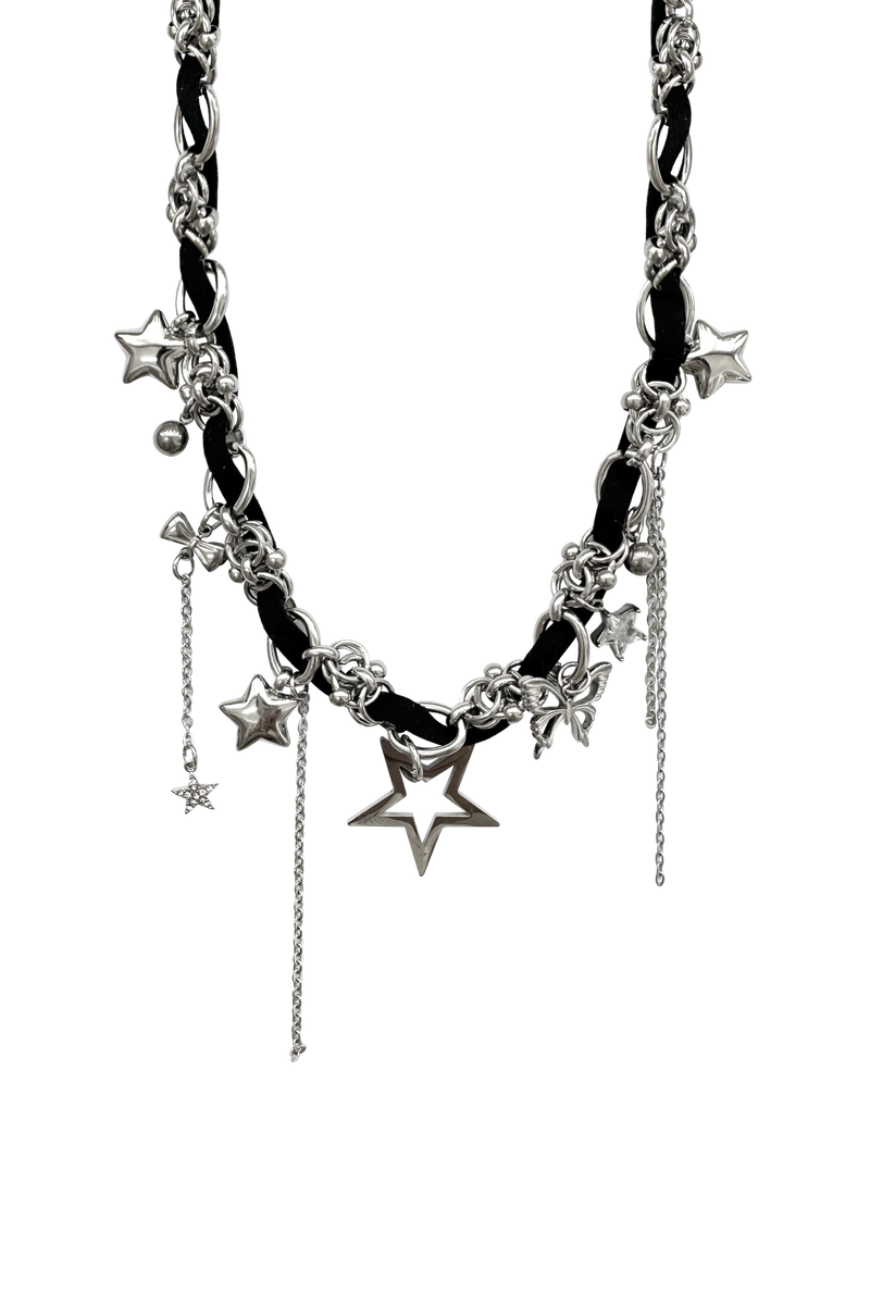 P:ReinSein（レインセイン）の「ブラックシルバードロップスター（アクセサリー）」