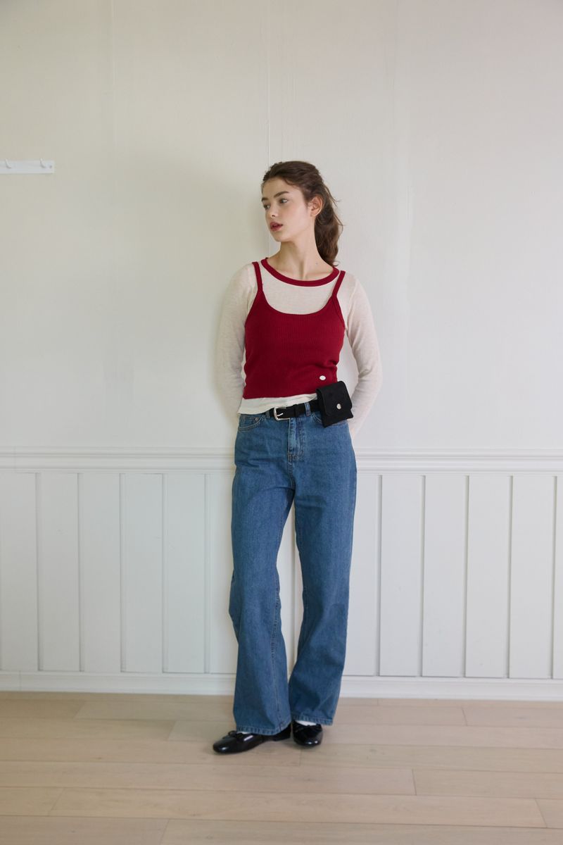 PINK PINEAPPLE（ピンクパイナップル）の「COZY BUSTIER TOP SET (2 COLORS)（Tops）」