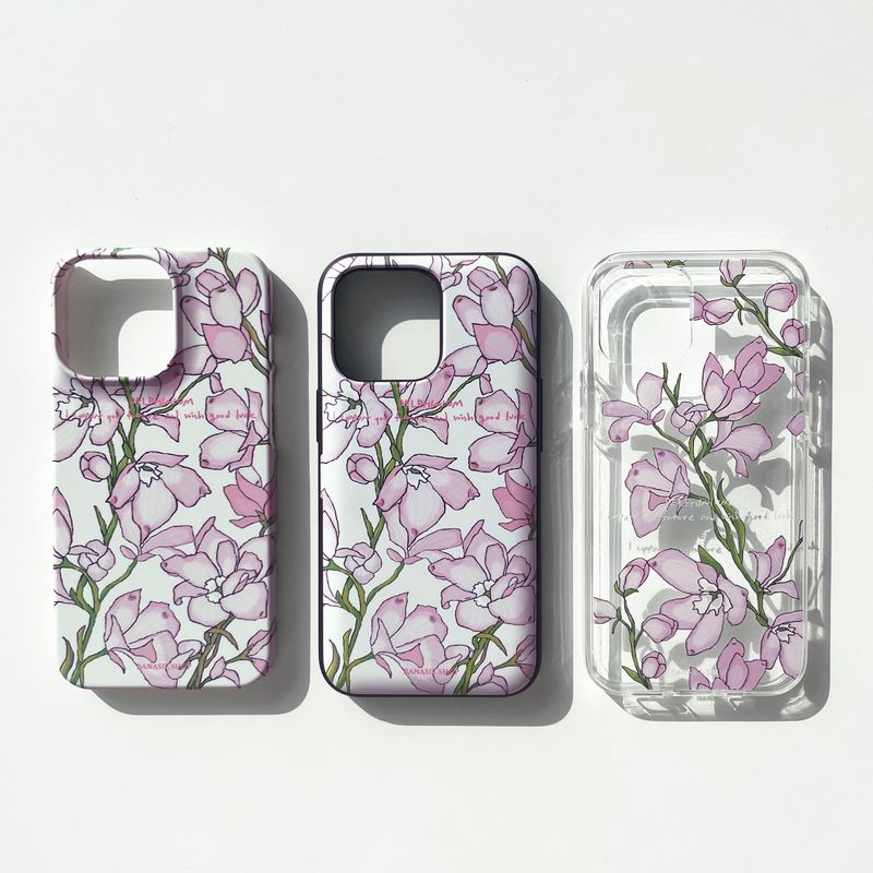 デルフィニウム iPhoneケース
