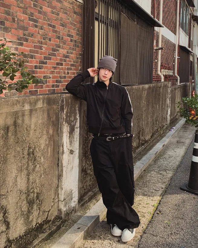 Paul Wide Cargo Cotton Pants