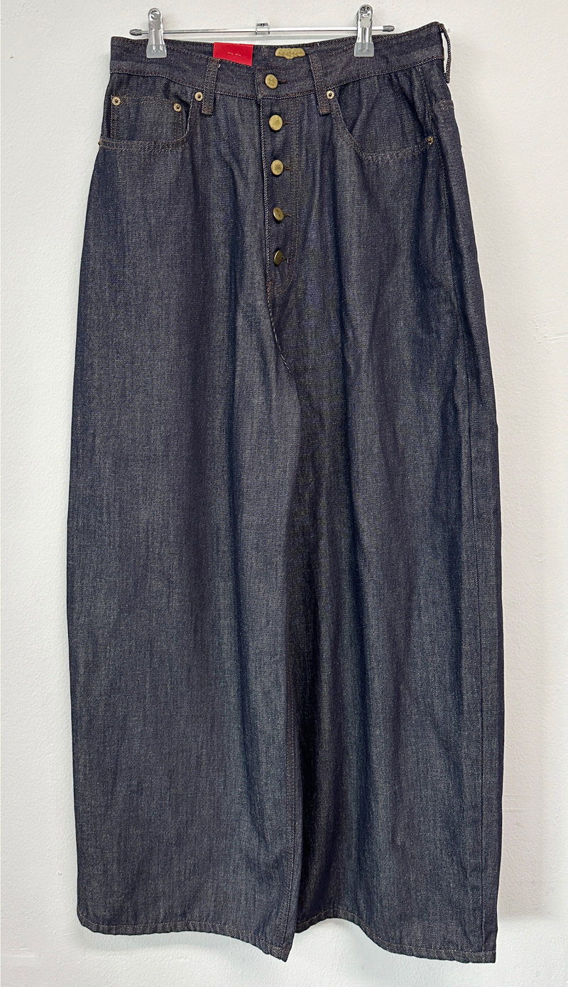 5-BUTTON POINT BALLOON DENIM💙