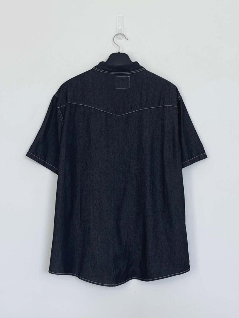 Kaven denim short sleeve shirts