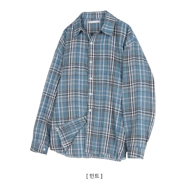 Lue Loose Fit Checkered Shirt