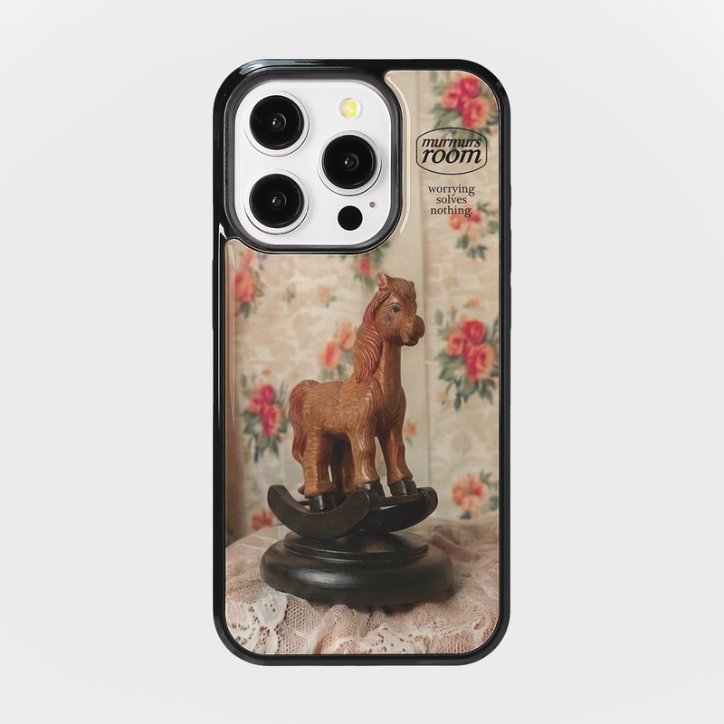 murmursroom(マーマーズルーム)の「rocking horse epoxy bumper case (Smartphone Accessories)」