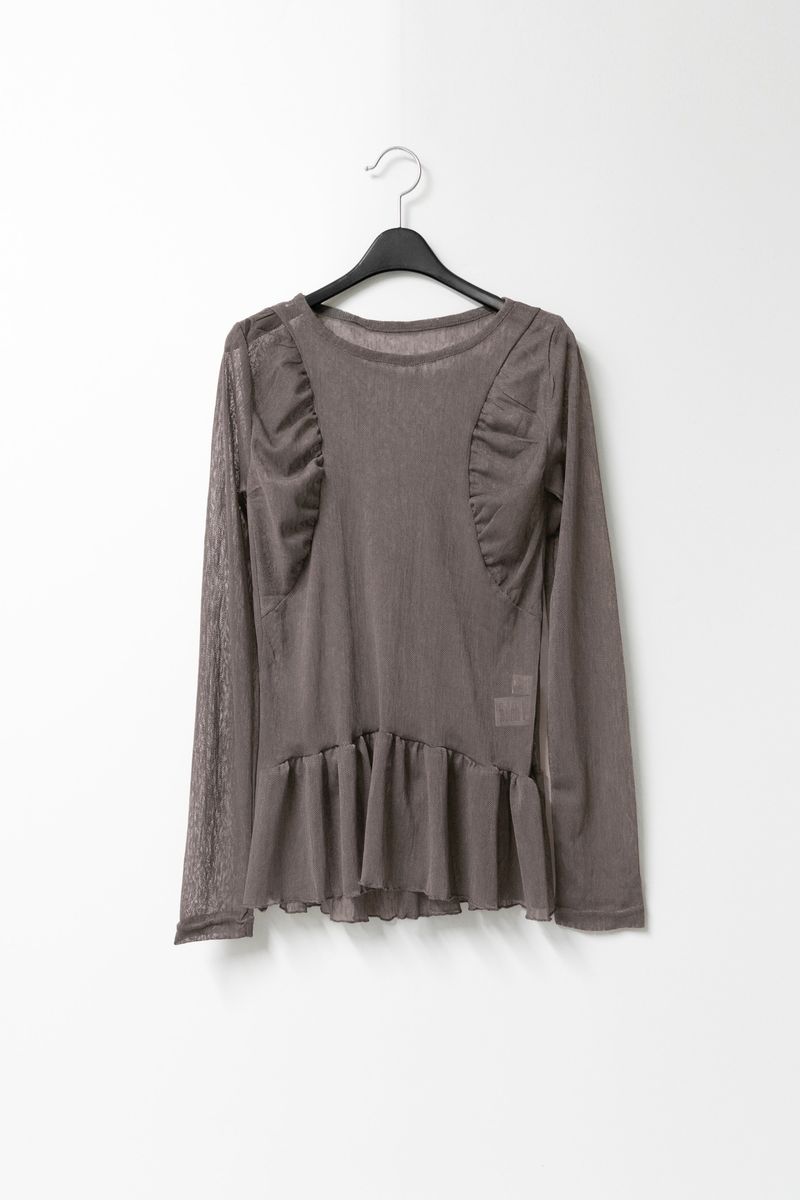 メッシュフリルトップp(3colors)
