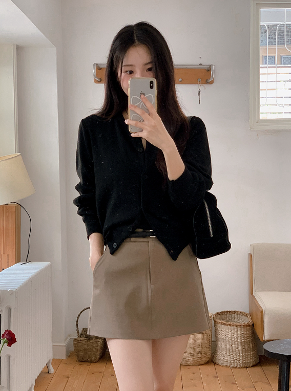 Classic Basic Mini Skirt (3color)