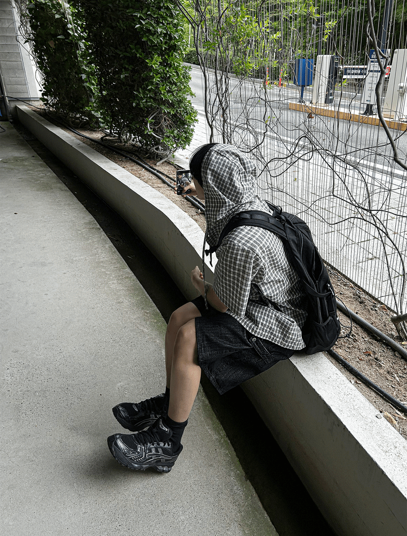 non-fade bermuda snap denim pants