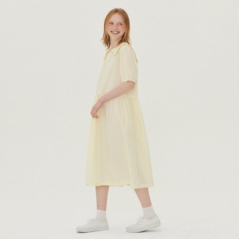 Between A and B(ビットウィーンエーアンドビー)の「SAILOR COLLAR LONG DRESS_LEMON(Dresses)」