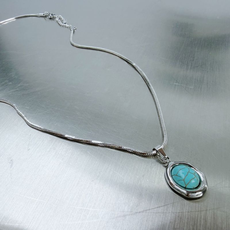 Framed Stone Necklace