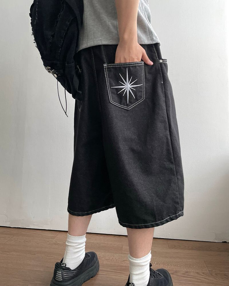 Peak Bermuda Denim Pants
