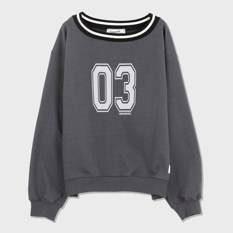 SPORTY OVERSIZE SWEATSHIRT (GREY)