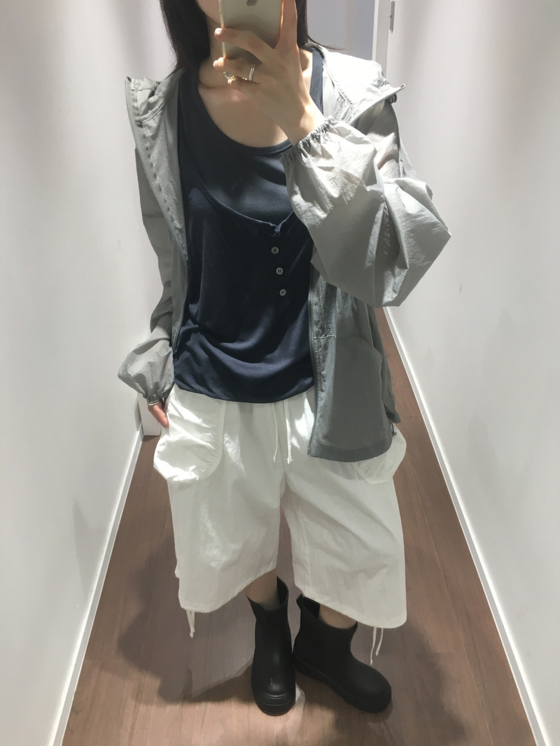 Kine Shirred Bermuda Pants (3color)