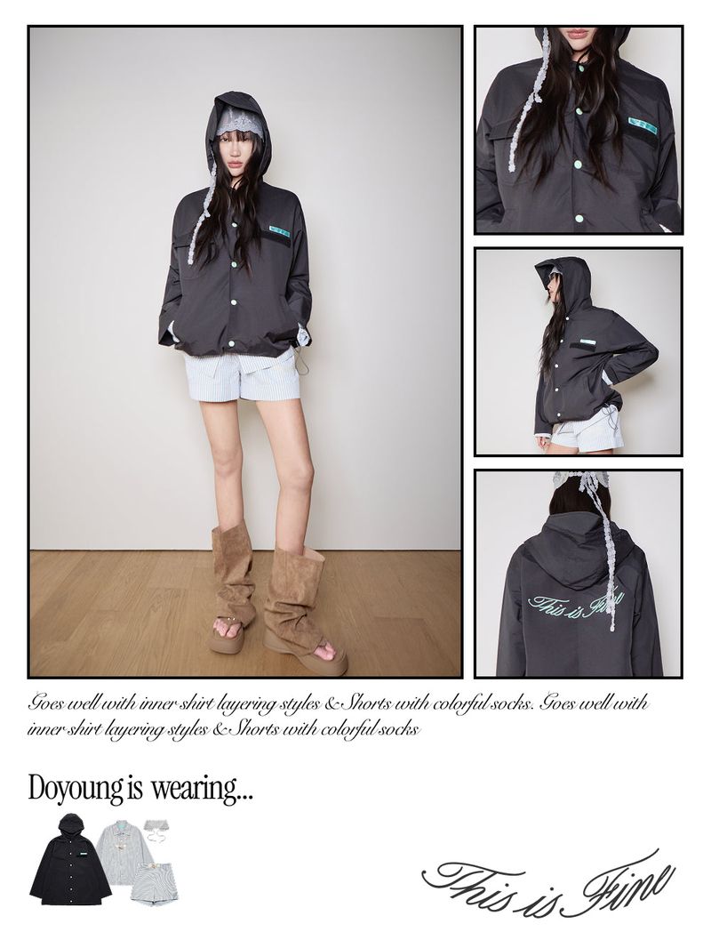 Hooded Windbreaker