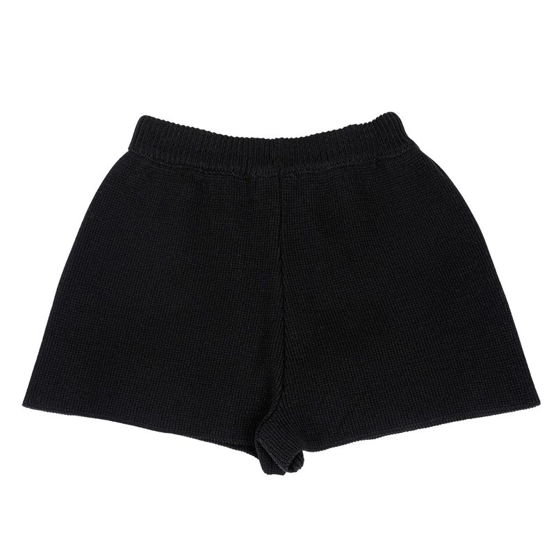 Knitted shorts (BLACK)