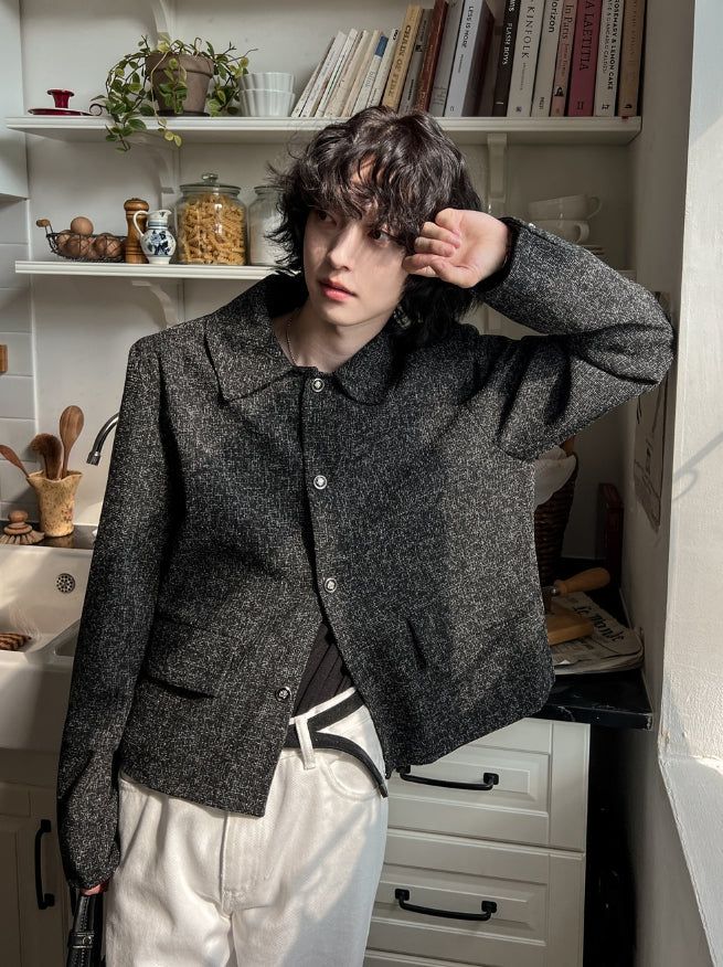 Bay Tweed Crop Jacket