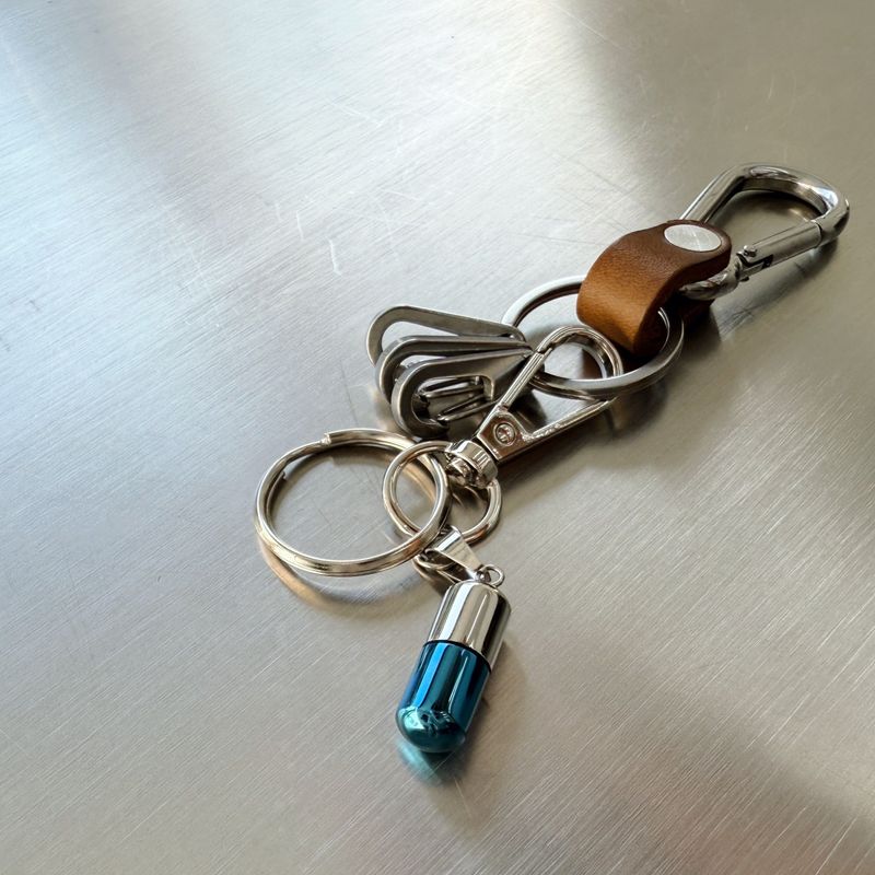 Tech Pill Keychain